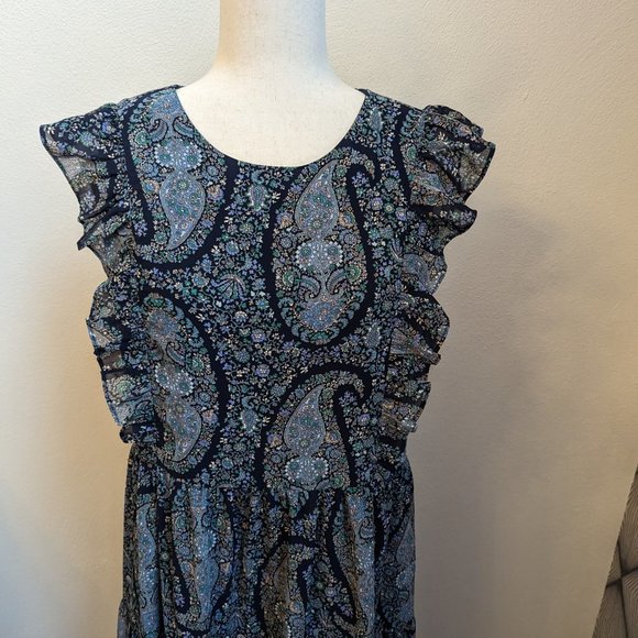 J.Crew Factory Tiered Ruffle Maxi Dress - Picture 8 of 10